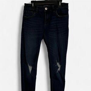 Prosperity Womens Ashley Dark Wash Release Hem Skinny, US size 6/EU Size 28, EUC